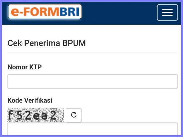 Cek Bansos KTP BRI